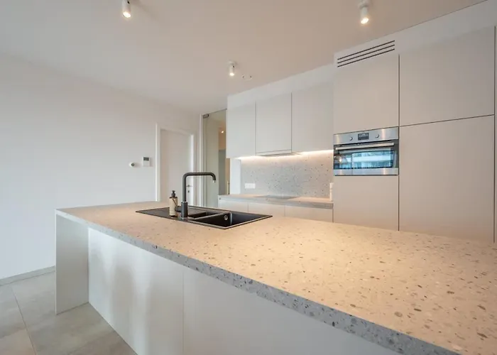 Modern For 6 With Terrace & Parking * 奥斯滕德